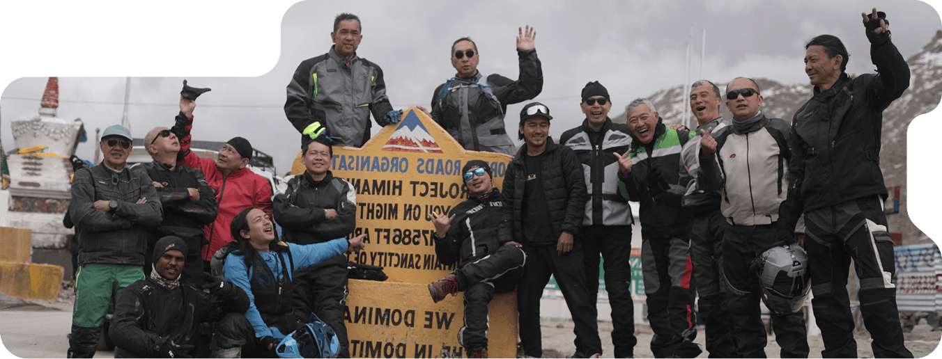 Riders exploring remote landscapes with Utopia Adventures